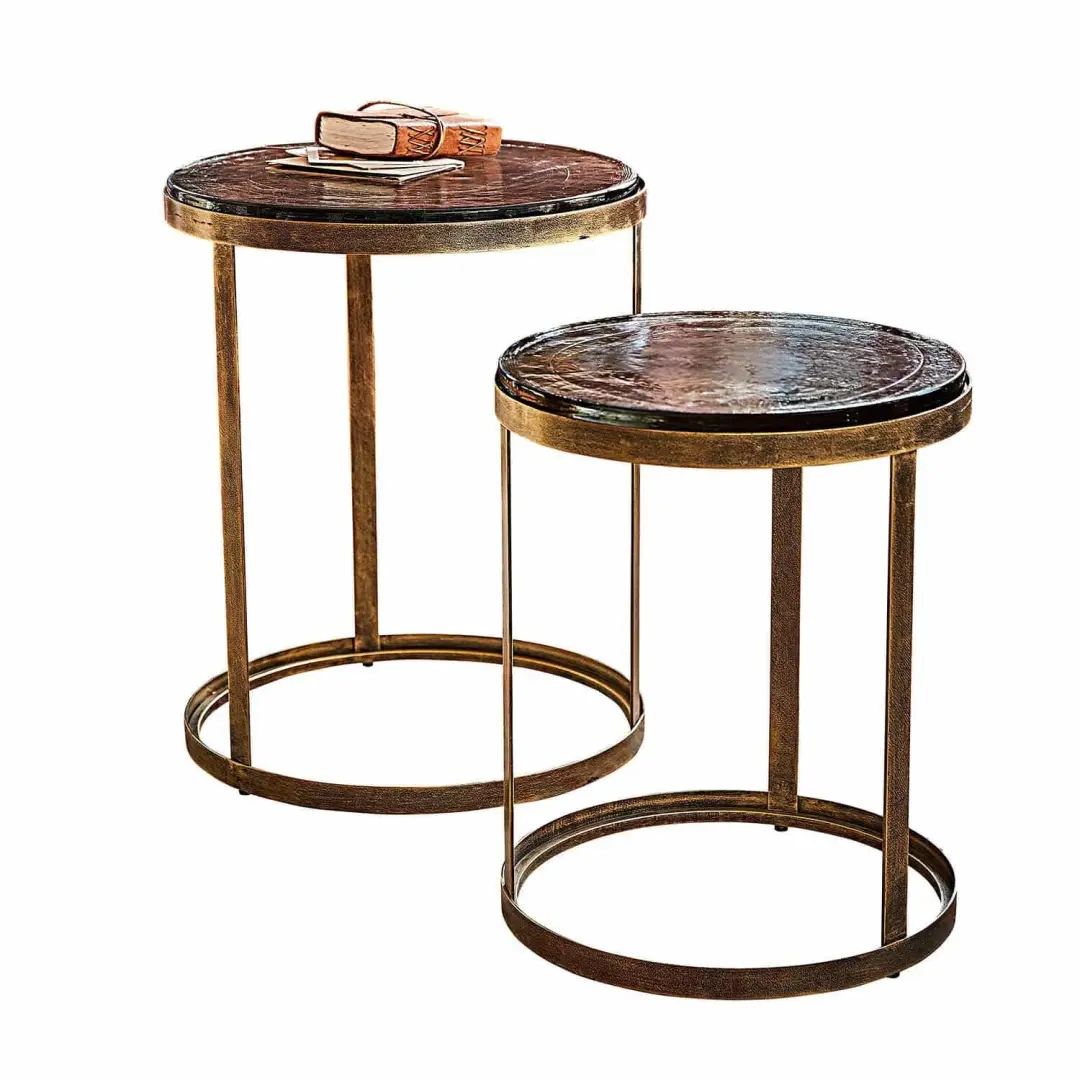Loberon Beautisse Bijzettafeltje Set van 2