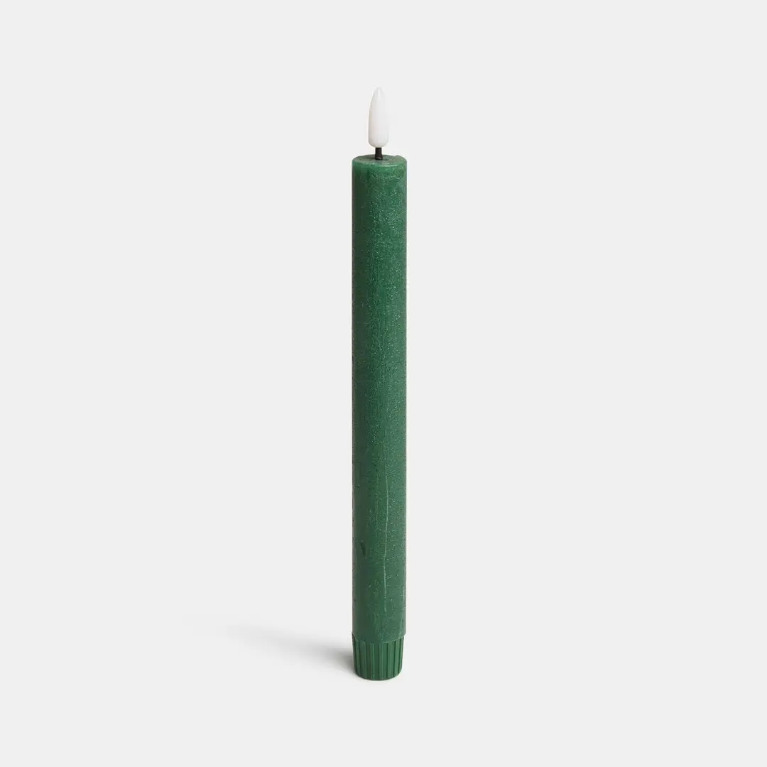 Loberon Eldsora ledstaafkaars set van 4 - Groen - afbeelding 4 van 6