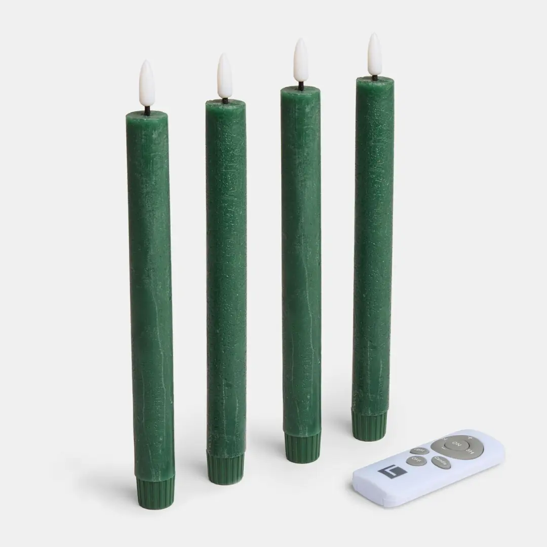 Loberon Eldsora ledstaafkaars set van 4