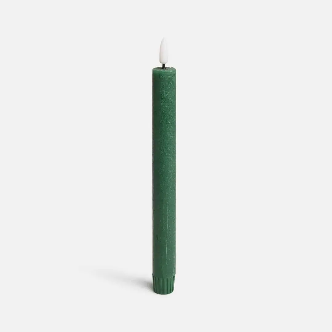 Loberon Eldsora ledstaafkaars set van 4 - Groen - afbeelding 6 van 6
