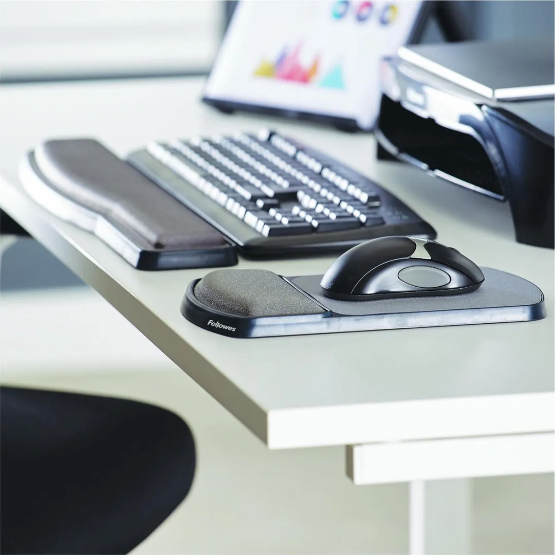 Fellowes Polssteun Premium Gel - Zwart - 9374201