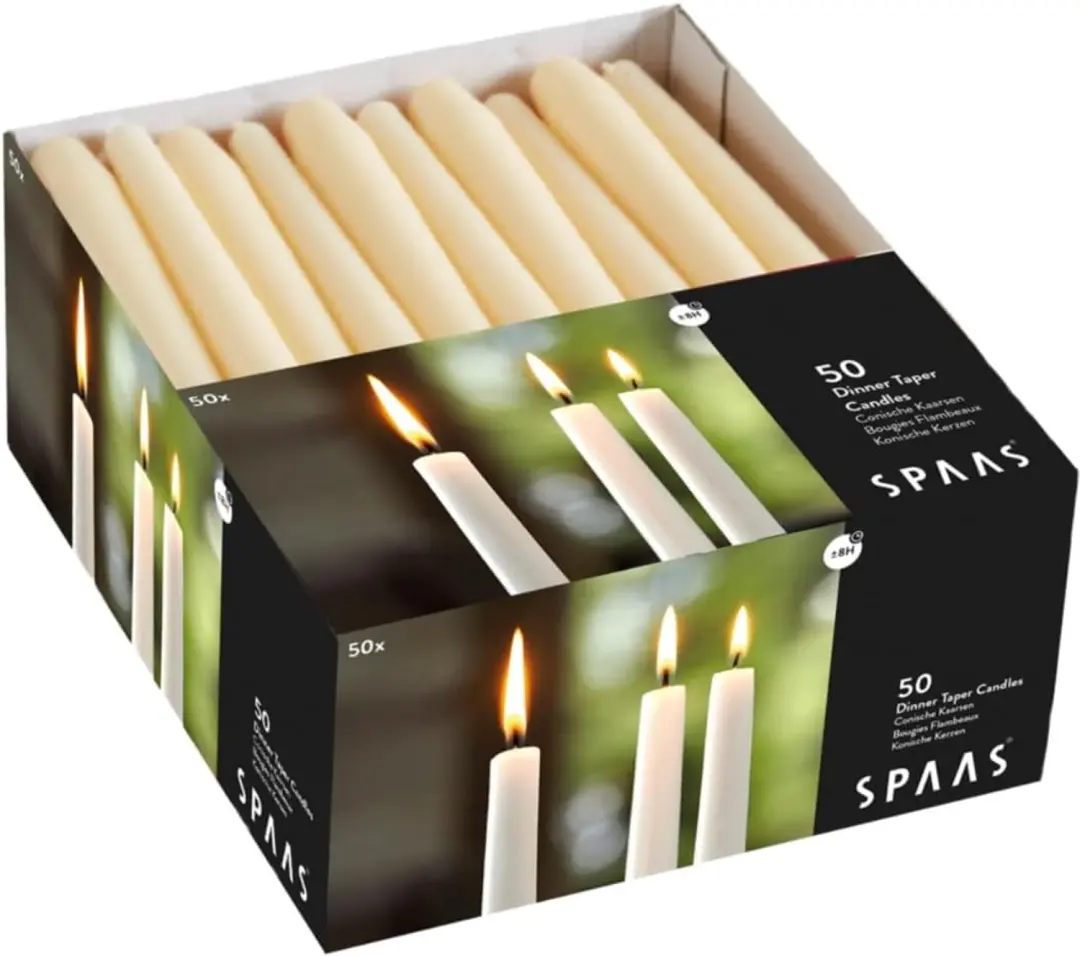 Spaas Festilux Dinerkaarsen 50 stuks