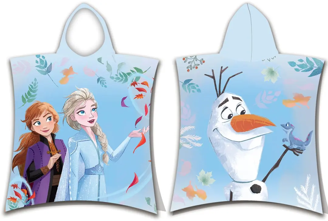 Disney Frozen Poncho, Happy 50 x 115 cm Katoen
