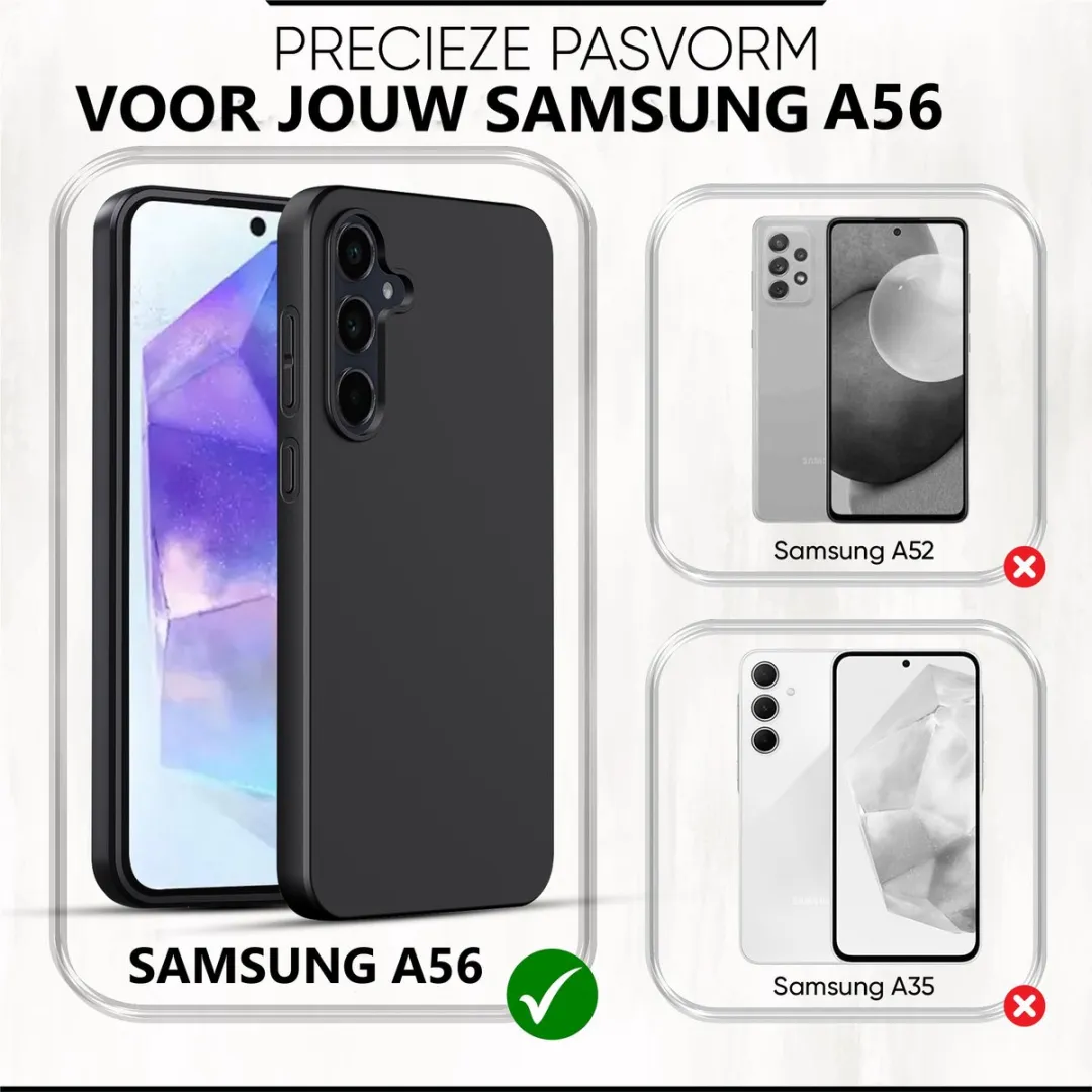 NUVEX Hoesje Samsung Galaxy A56 - Anti-Shock Zwart