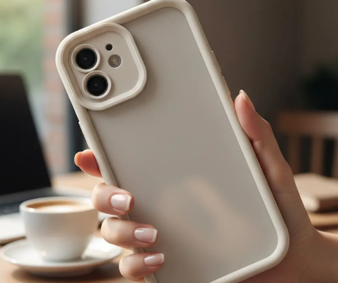 NUVEX iPhone 12 Hoesje 3-delig - Zwart/Beige/Bruin - afbeelding 6 van 6