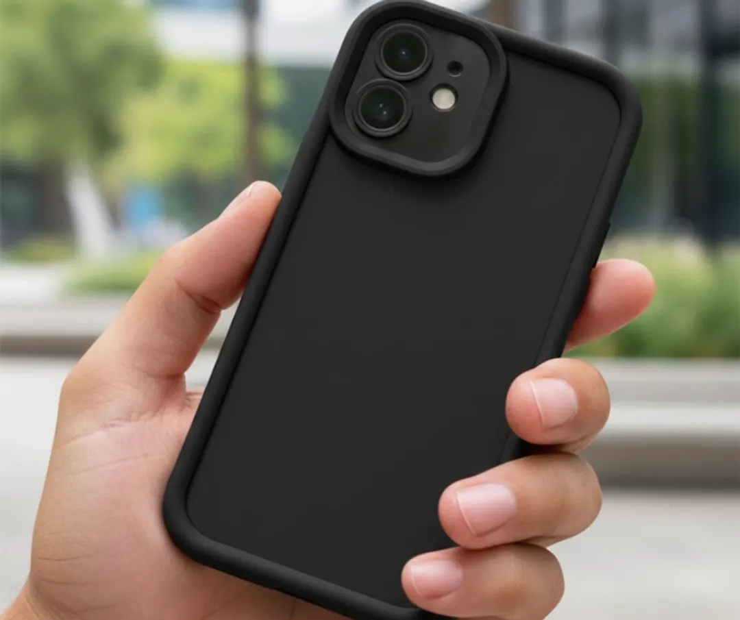 NUVEX iPhone 12 Hoesje 3-delig - Zwart/Beige/Bruin