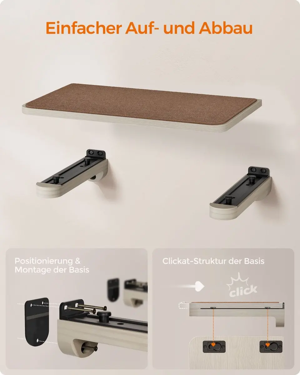 FEANDREA Kattenmuurklimbord Nr. 007 - Wandmontage - afbeelding 4 van 6