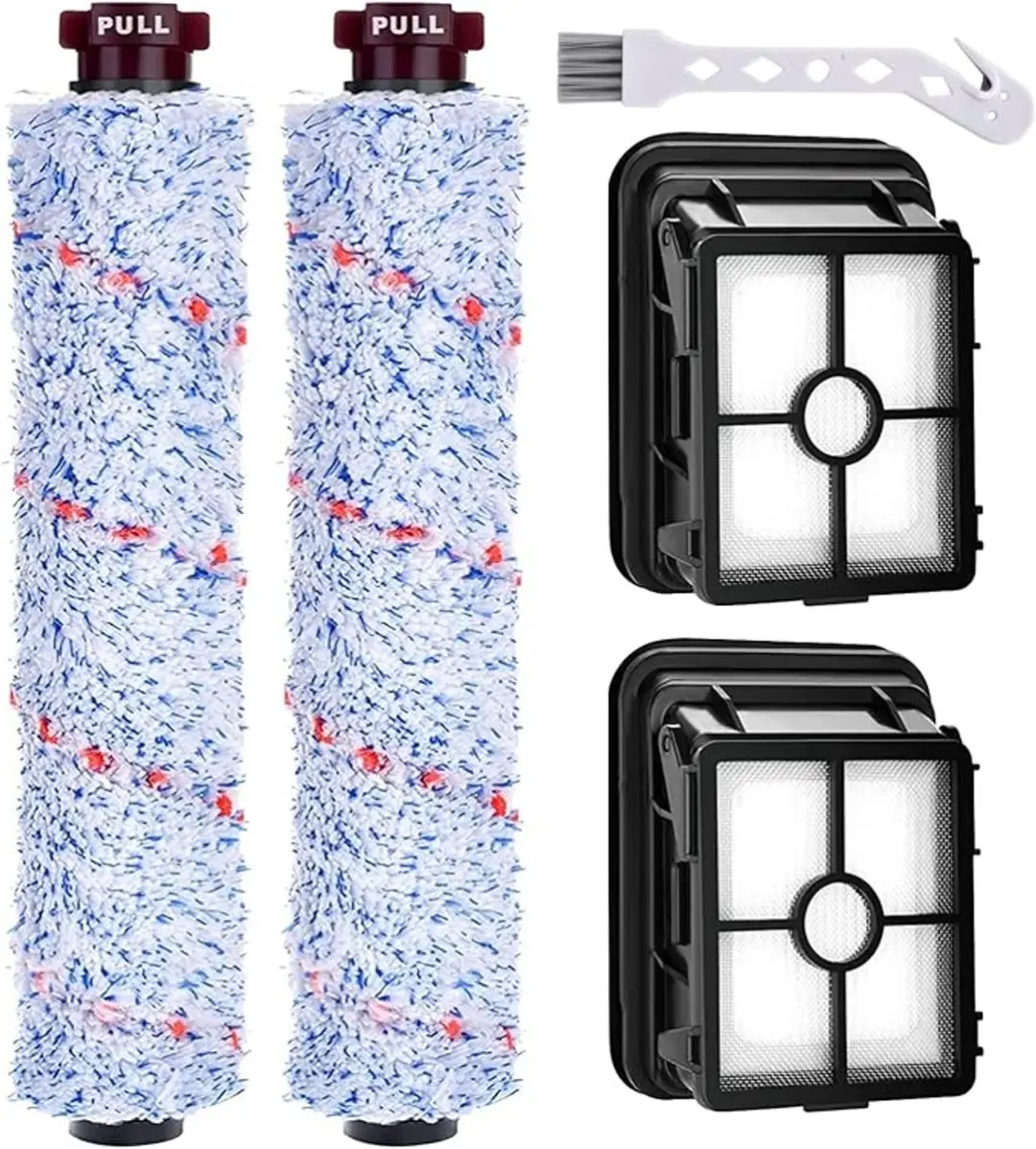 3-in-1 accessoire, 2 multifunctionele rolborstels + 2 vervangingsfilters 1866F,
