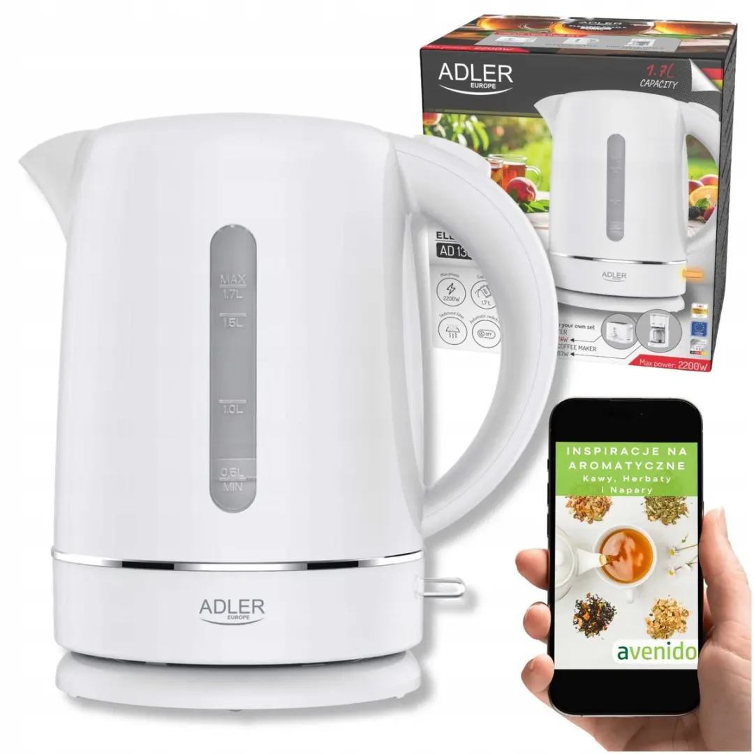 Adler AD 1385 Elektrische Waterkoker 1,7L