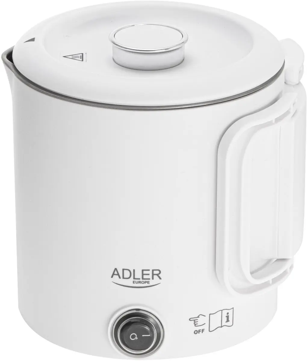 Adler AD 1388W Reiswaterkoker 0,8L - Wit - afbeelding 2 van 6