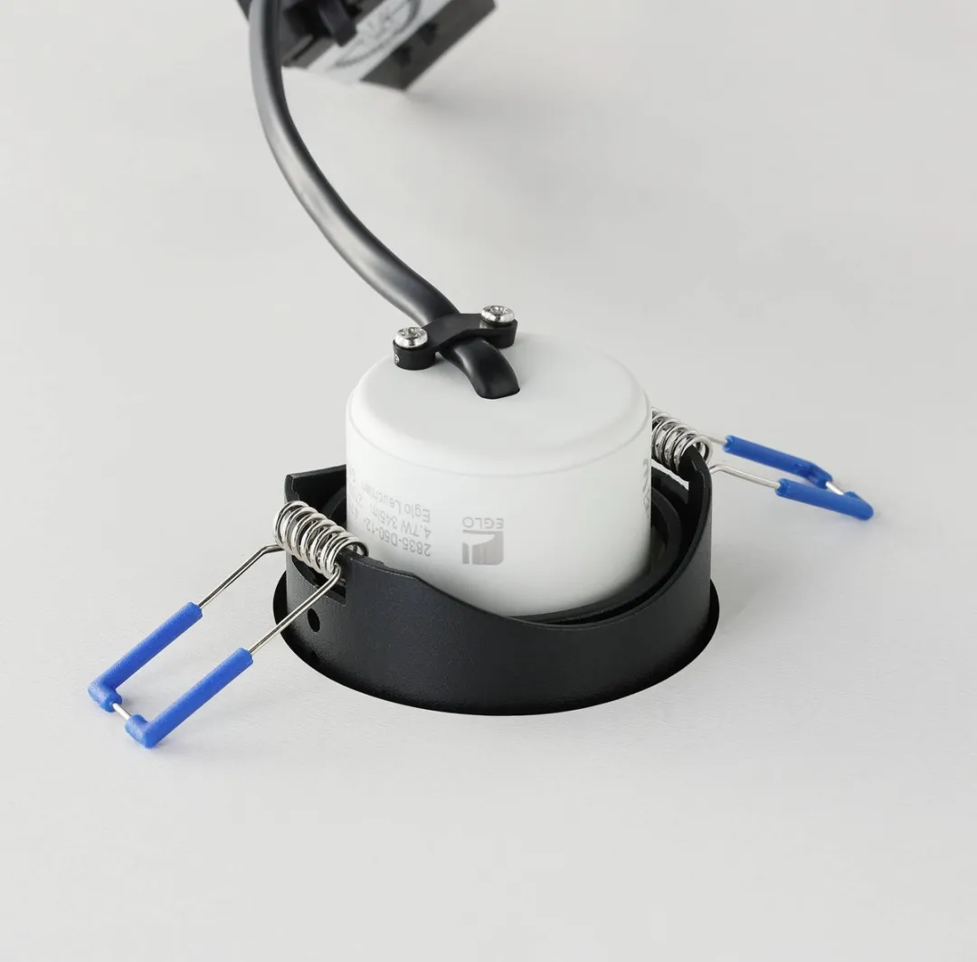 EGLO connect.z Saliceto-Z Smart Inbouwspot Ø8,8cm - Zwart - RGB & wit - Zigbee