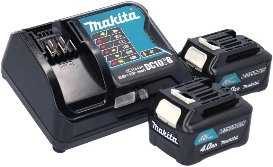 Makita JV101DSM Accu-decoupeerzaag 12V - 2900 r/min - 2x 4,0Ah + oplader
