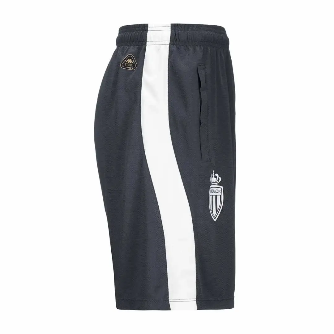 Kappa Kort AS Monaco Ahorazip Pro 8 2024/25 - Grijs/Wit - afbeelding 4 van 6