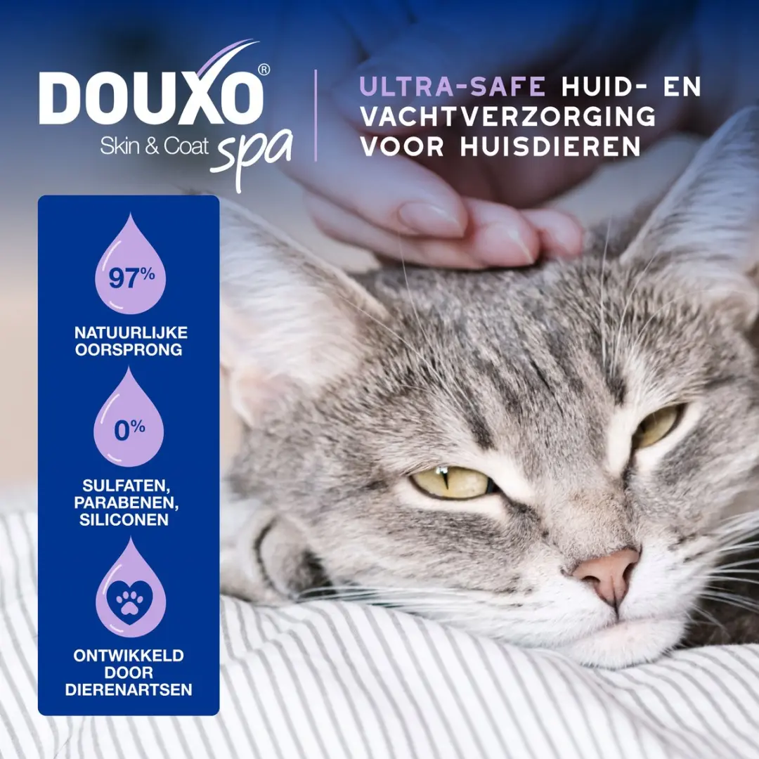 Douxo SPA Mousse Zonder Uitspoelen Kat 150ml - afbeelding 3 van 6