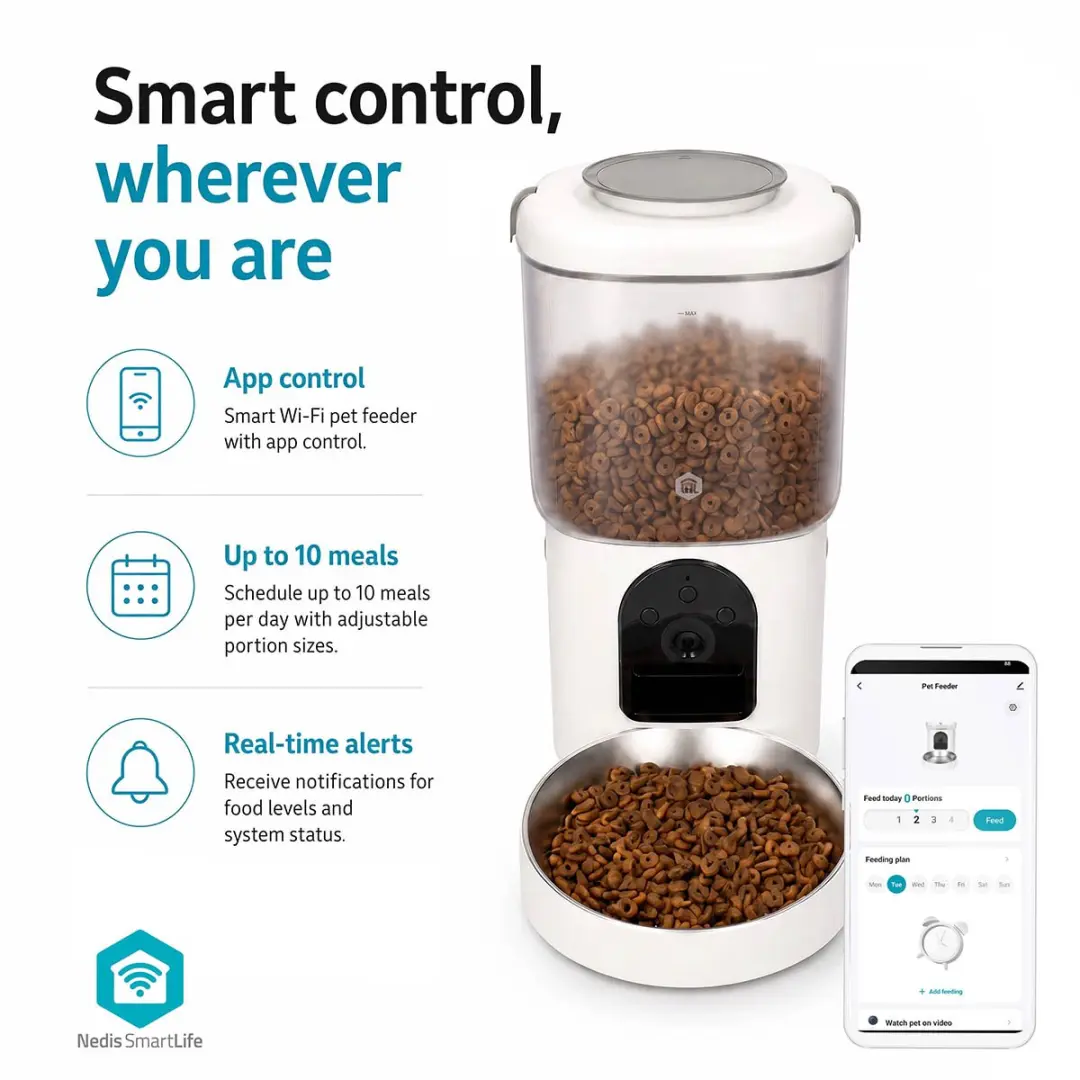 Nedis SmartLife Dierenvoeding Dispenser