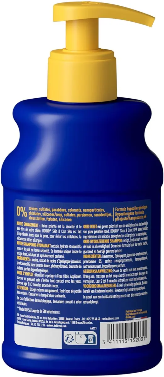 Douxo SPA Hydraterende Hondenshampoo - 250ml - afbeelding 5 van 6