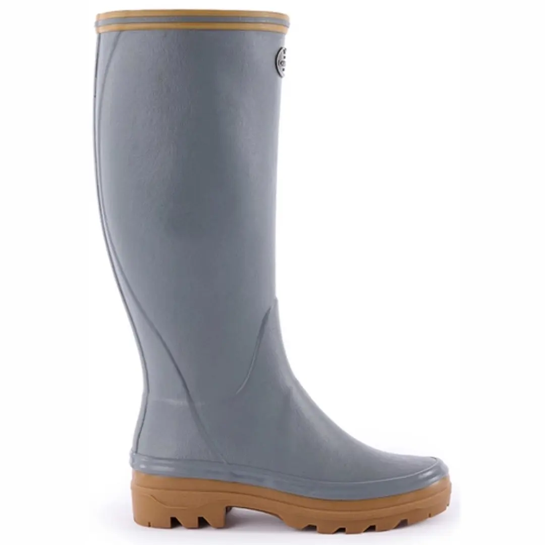 Regenlaars Le Chameau Women Giverny Jersey Gris-Schoenmaat 41