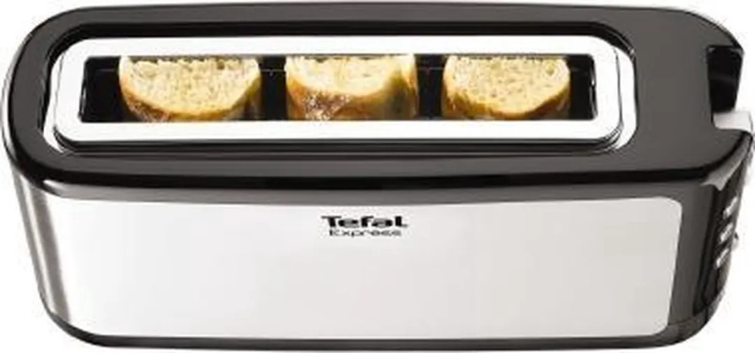 Tefal Express TL365ETR Broodrooster 1000W - RVS-Zwart