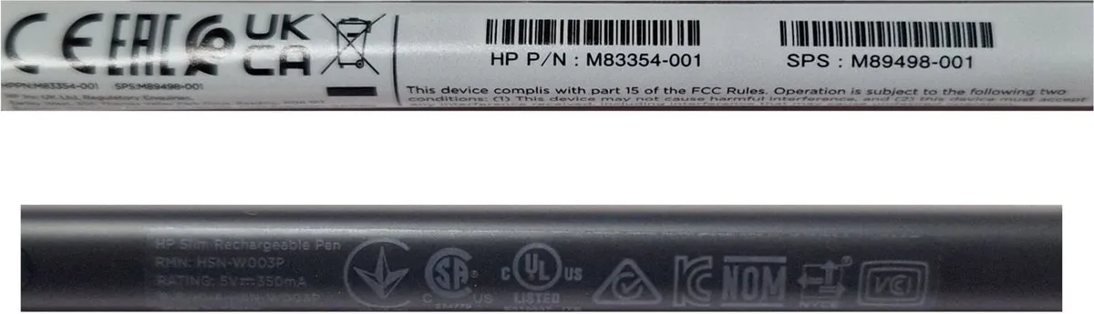 HP Pro Slim Pen 630W7AA - Zwart - afbeelding 5 van 6