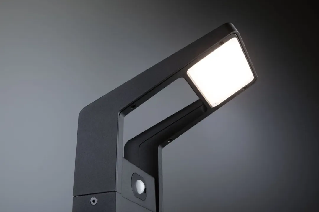 Paulmann Juntea LED Bolderlamp Schemergestuurd - 11W 900lm 3000K IP44 Antraciet