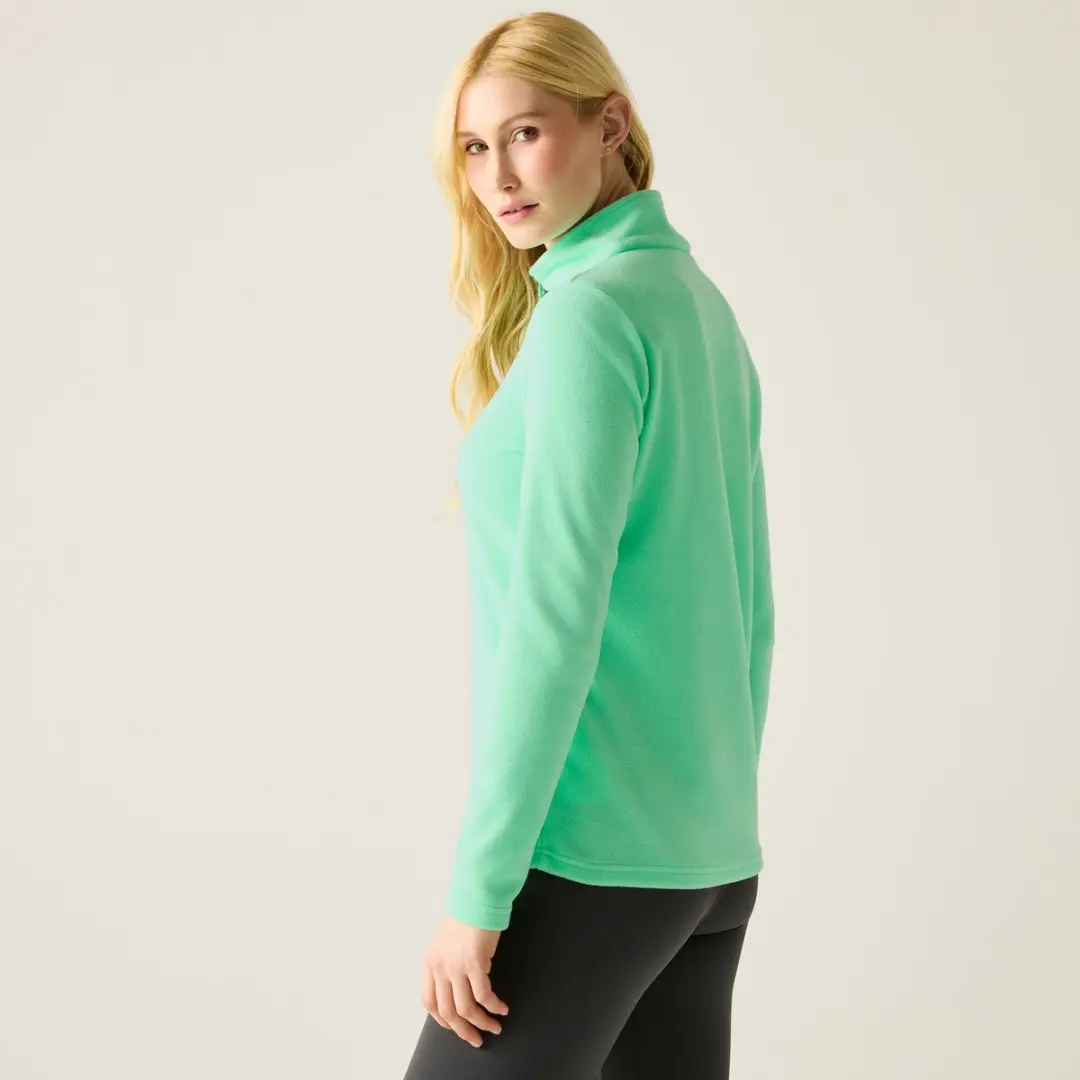 Regatta Sweethart Damesfleece Wandeljas met Halve Rits - Groen - afbeelding 6 van 6
