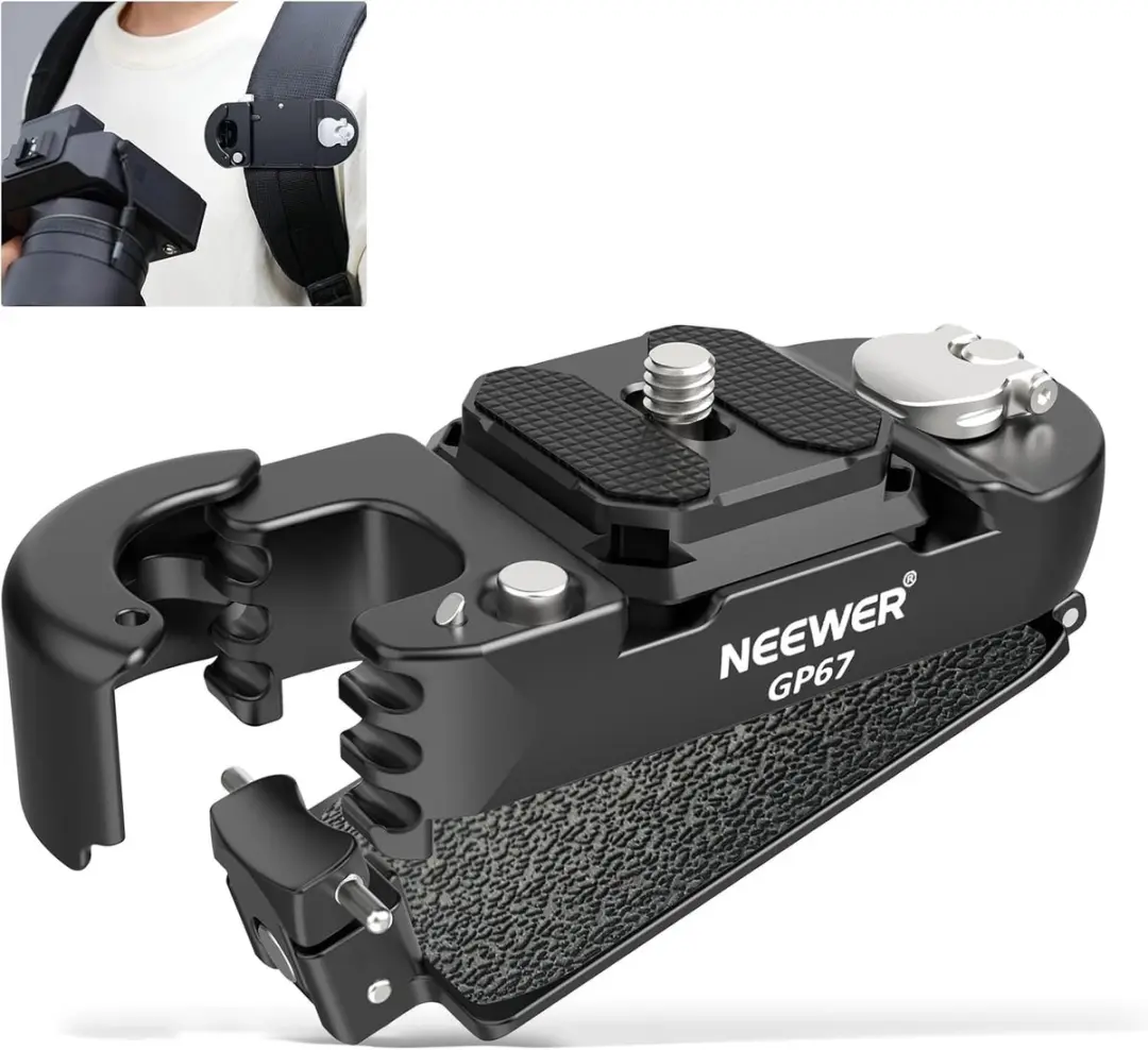 Rugzak Camera Clip Mount met vierkante QR-plaat