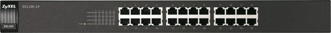Zyxel ES1100-24E Netwerk-switch 24 Poorten - Zwart
