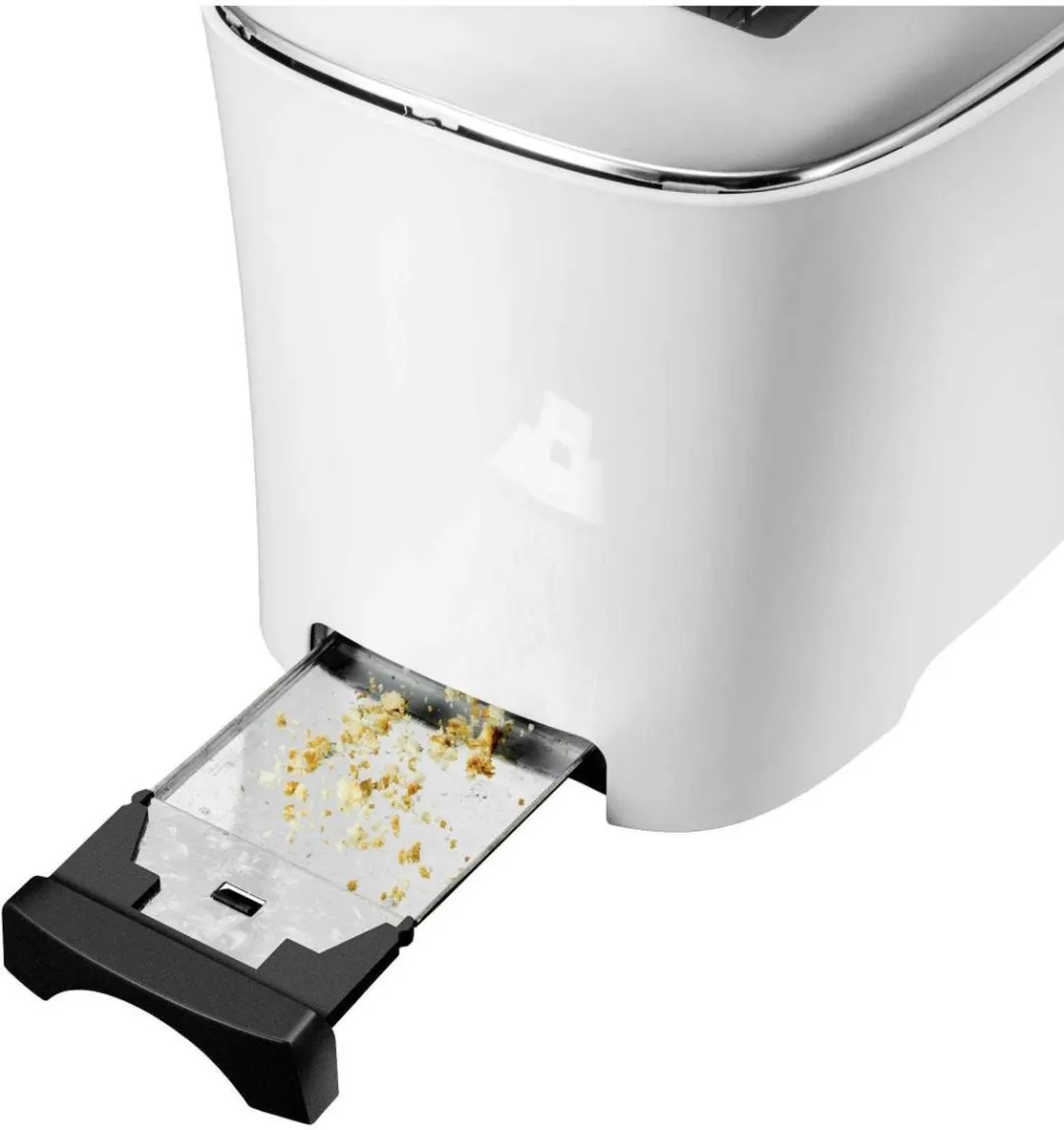 Unold Design Dual 38020 Broodrooster 1350W - 4 Stuks - Wit/Zwart