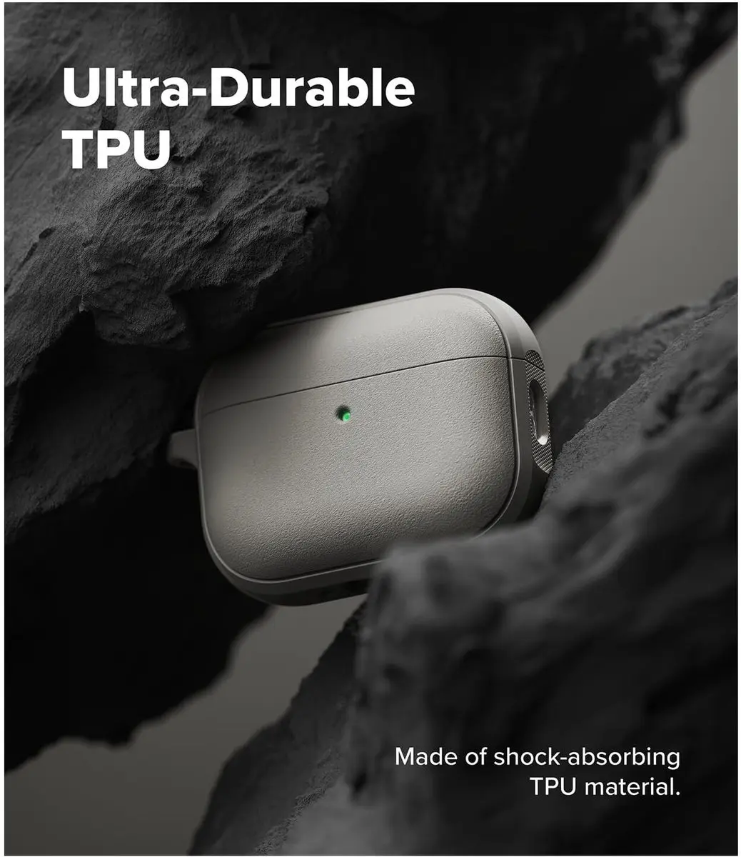 Ringke Onyx Magnetisch Hoesje AirPods Pro 3 - Grijs - afbeelding 6 van 6