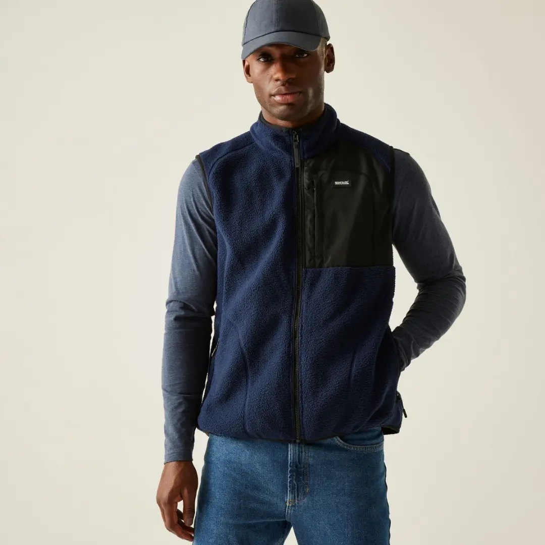 Regatta Frankie Teddy Fleece Bodywarmer Heren - Blauw - M - afbeelding 6 van 6