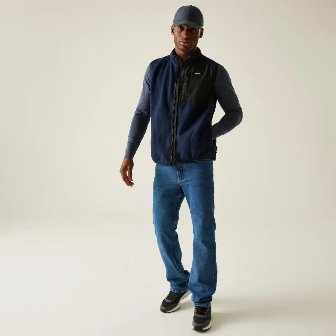 Regatta Frankie Teddy Fleece Bodywarmer Heren - Blauw - M - afbeelding 4 van 6