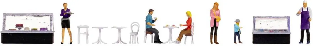 NOCH 16245 H0 Café Figuren