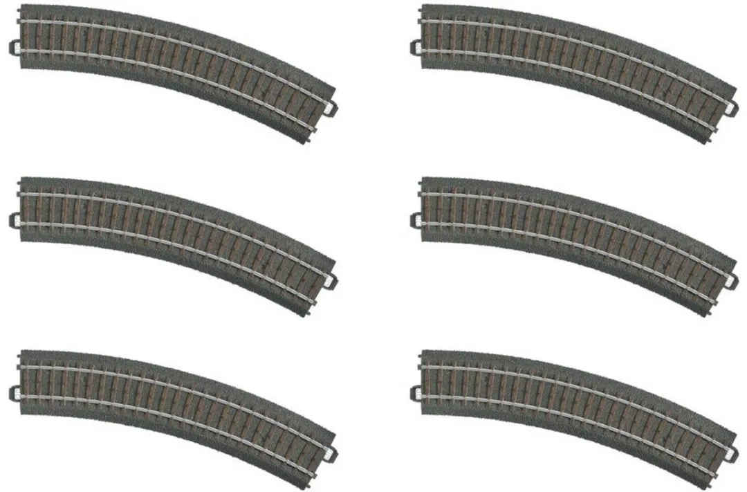 Märklin C-rails H0 Gebogen Rails 24130 - 6 Stuks