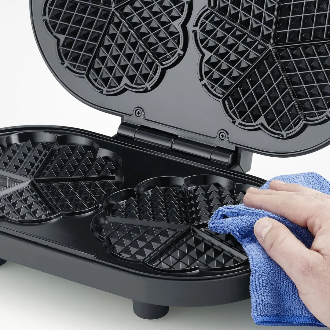 Severin WA 2118 Duo Wafelijzer 1200W - Zwart