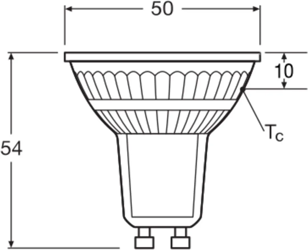 Osram LED Superstar Reflector Spot GU10 PAR16 6W - 575lm - 2700K