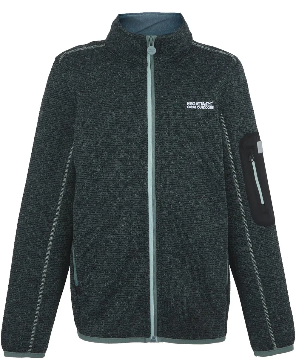 Regatta Newhill Kinder Fleece - Groen - afbeelding 6 van 6