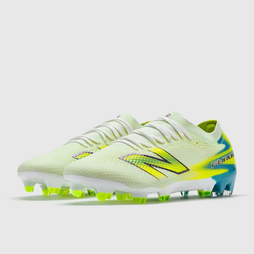 New Balance Furon Pro V9 FG Voetbalschoenen - Wit - afbeelding 5 van 6