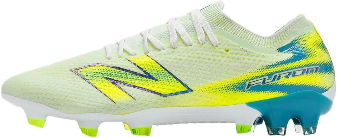 New Balance Furon Pro V9 FG Voetbalschoenen - Wit - afbeelding 3 van 6