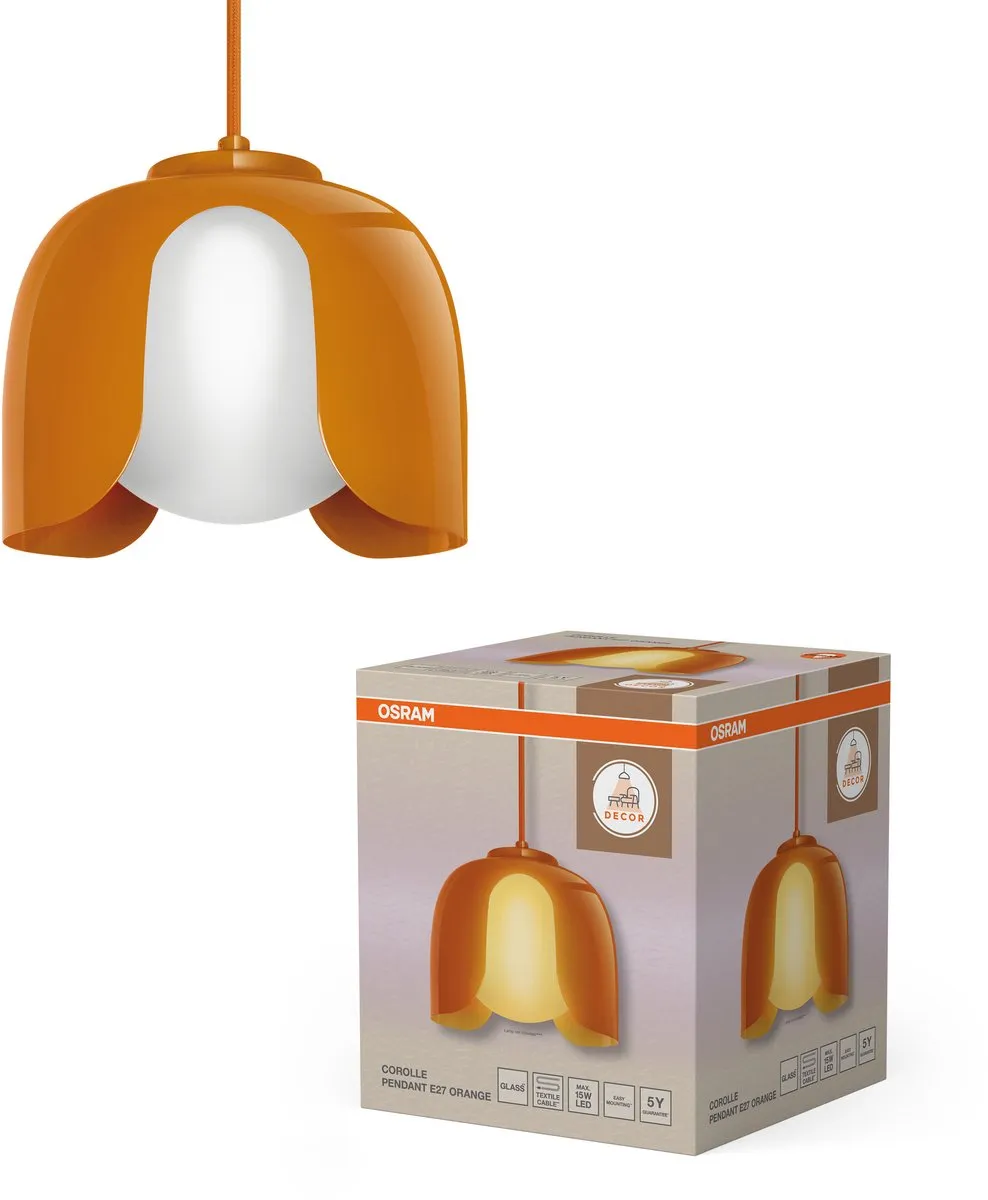 Osram Decor Corolle Hanglamp - 200mm - Oranje