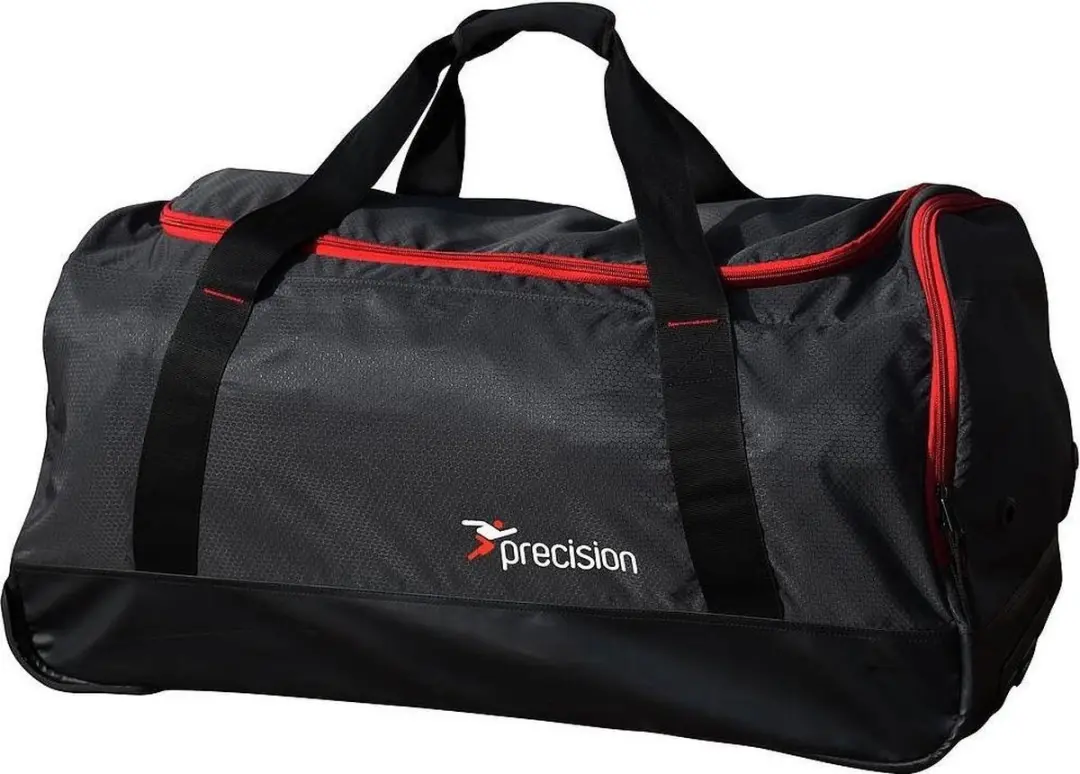 Precision Pro HX Team Trolley Holdall Tas Houtskool Zwart/Rood