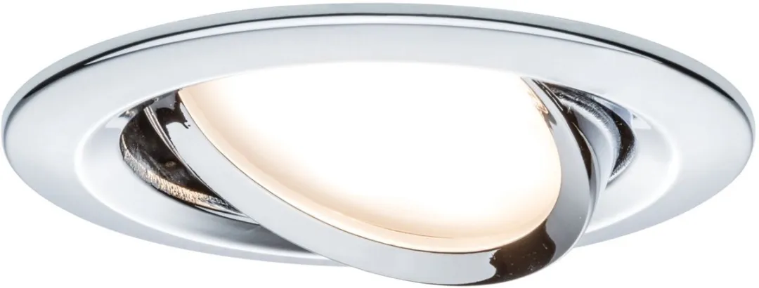 Paulmann Nova Plus Coin Basisset LED-inbouwlamp 3x6W 470lm 2700K - 84mm - Chroom