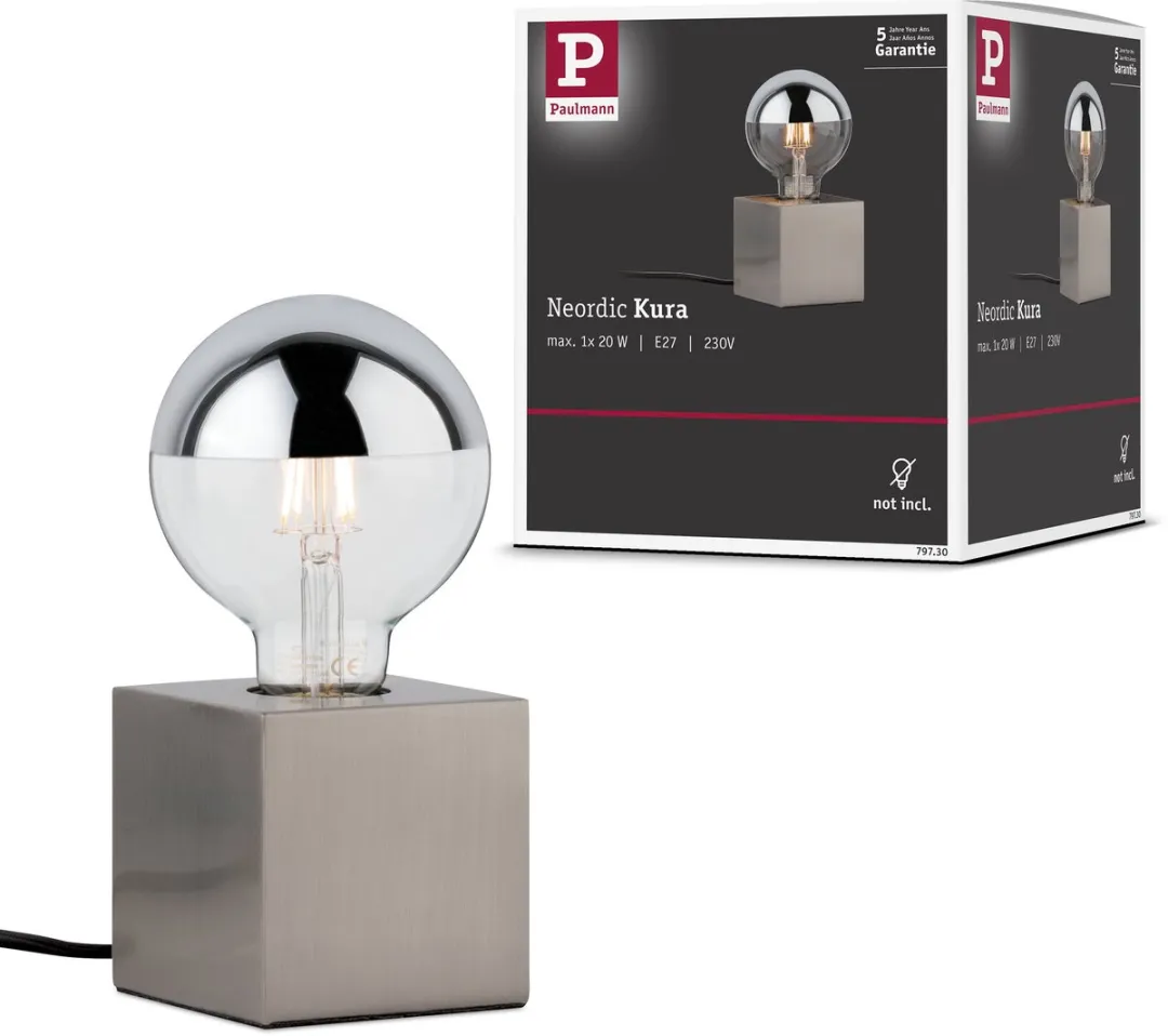 Paulmann Kura LED-tafellamp E27 20W