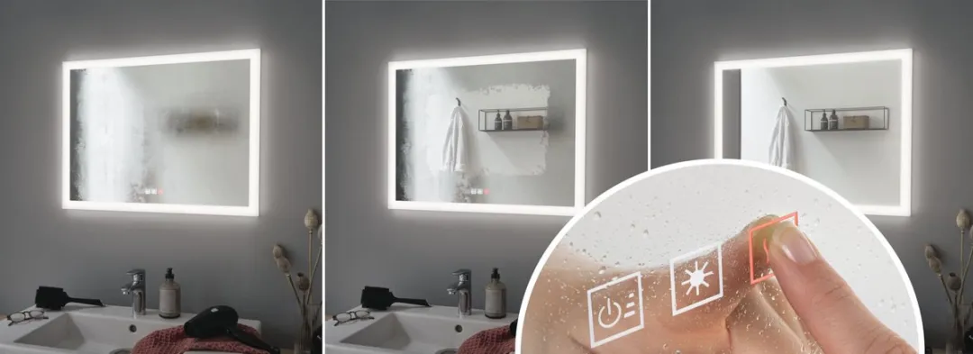 Paulmann Mirra LED Spiegel 80cm - 1600lm - Chroom/Wit