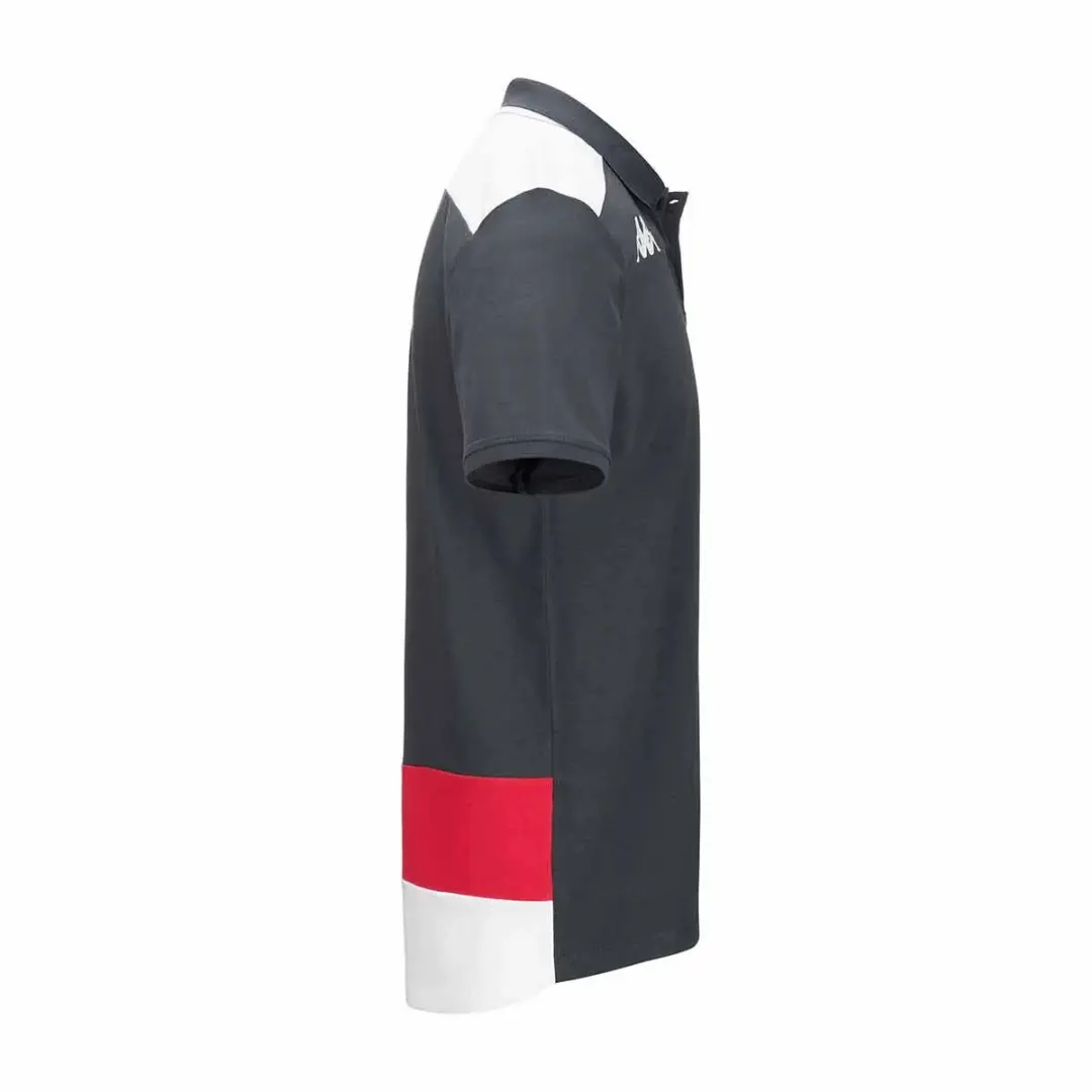Kappa AS Monaco Acramy Polo 2024/25 - Wit/Rood - L - afbeelding 4 van 6