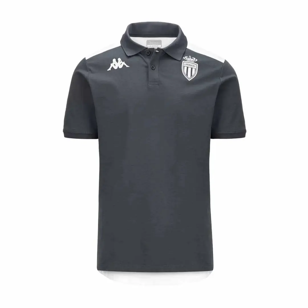 Kappa AS Monaco Acramy Polo 2024/25 - Wit/Rood - L - afbeelding 3 van 6