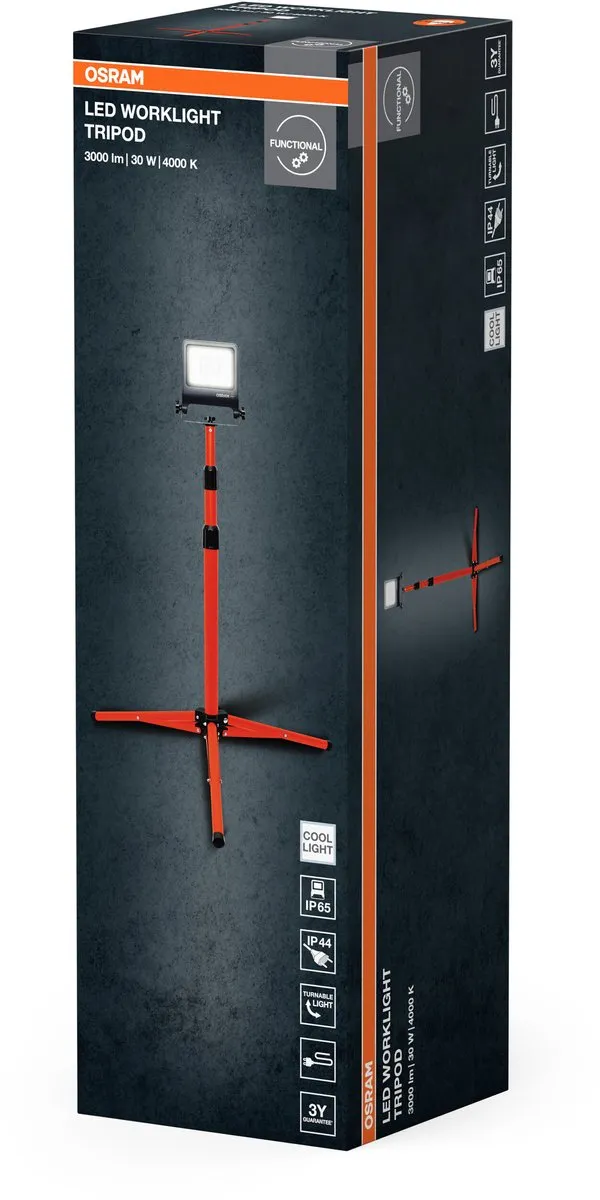 Osram LED Worklight Statief 30W 4000K - IP65