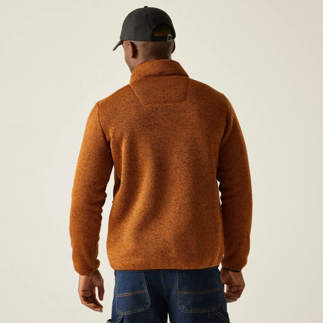 Regatta Barlee Fleece Heren - Oranje - S - afbeelding 2 van 6