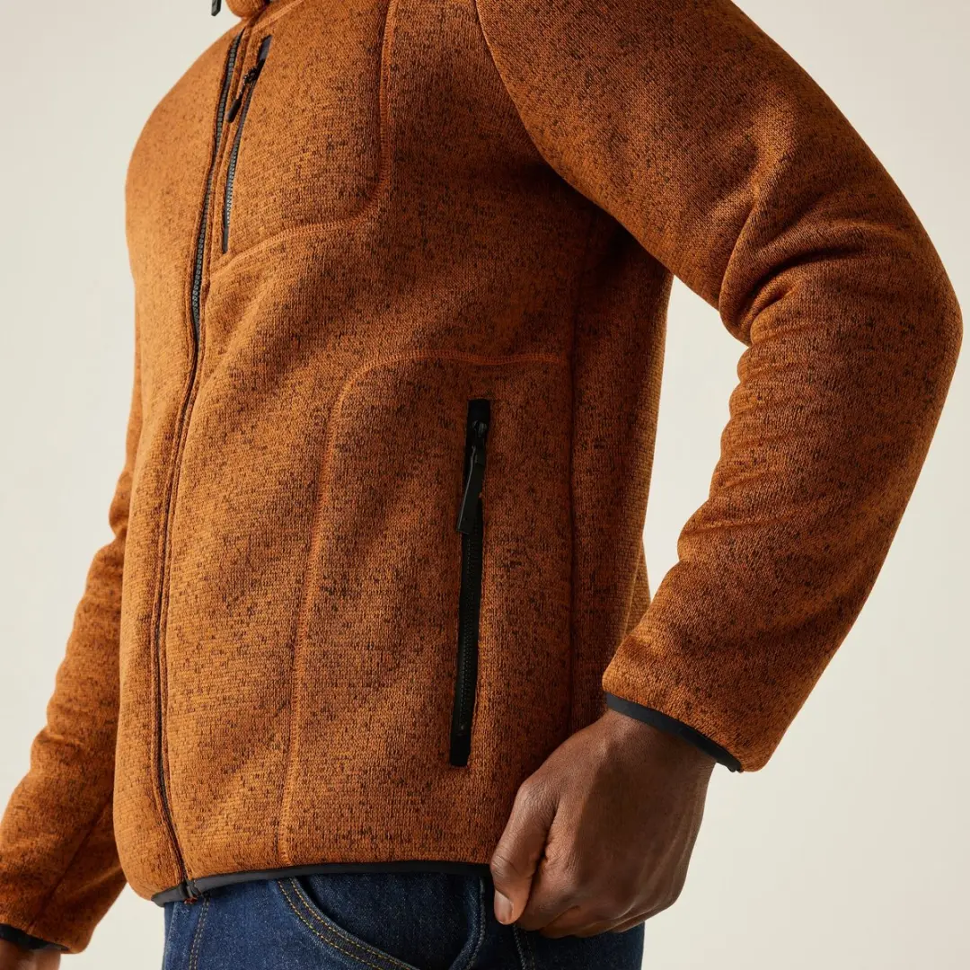 Regatta Barlee Fleece Heren - Oranje - S - afbeelding 5 van 6
