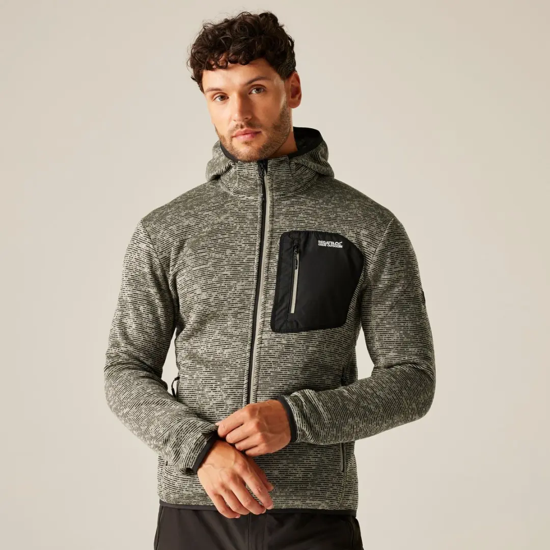 Regatta Newhill Heren Fleecetrui met Capuchon