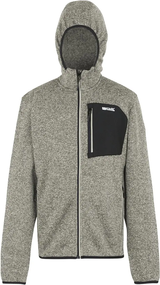 Regatta Newhill Heren Fleecetrui met Capuchon - Beige - afbeelding 6 van 6